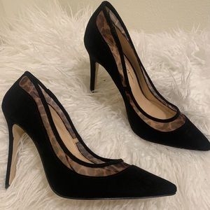 Jessica Simpson Black Cheetah print Heels